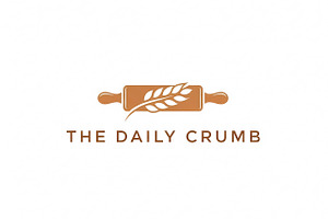 The Daily Crumb, a Branding & Logo Template by Logocreative