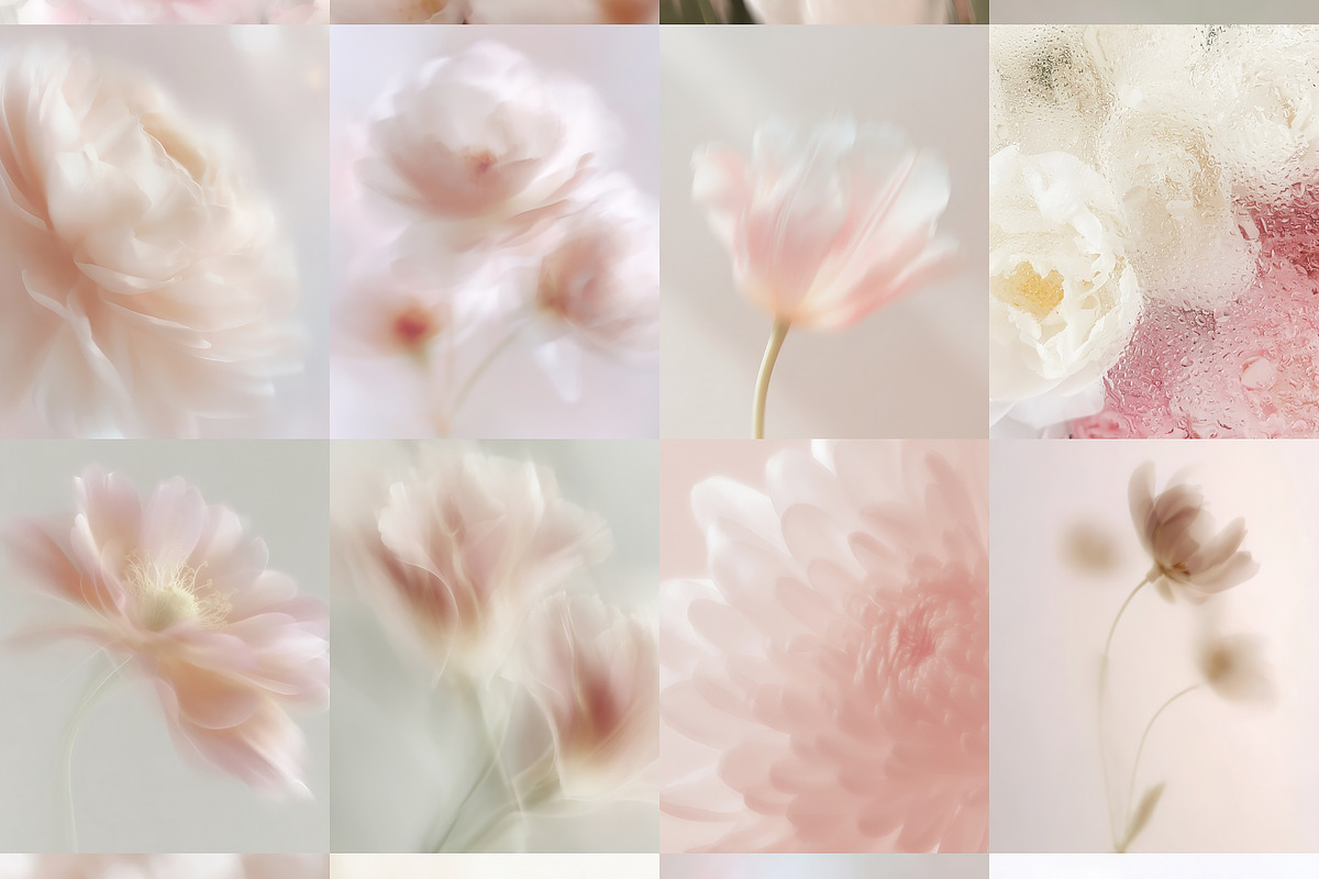 Ethereal Floral Backgrounds Bundle, an Abstract Photo by Allure Art (Photo 6 of 26)