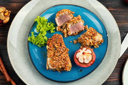 Tuna steak, a Food & Drink Photo by MLunov MLunov