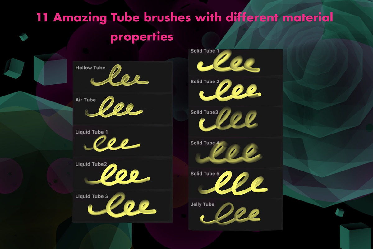 Procreate 3D Lettering Bundle preview 2