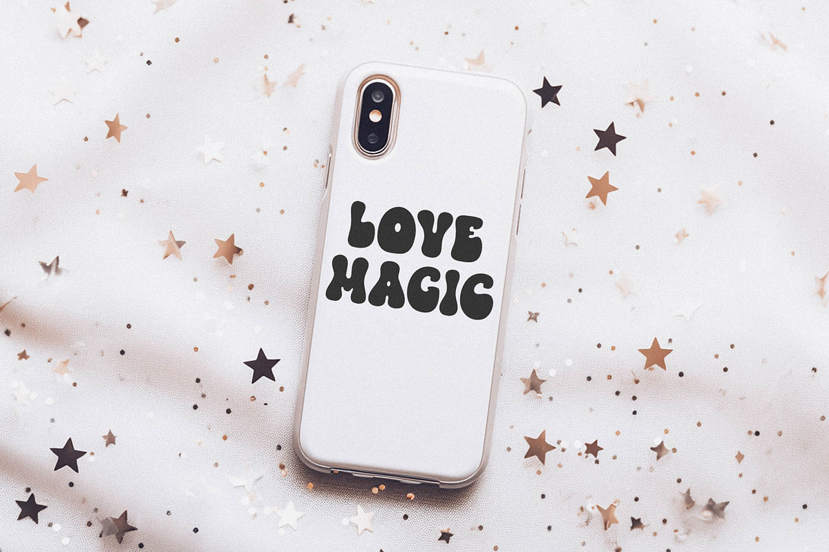 Lovely Drama Cute Groovy Font, a Handwritten Font by BarcelonaShop (Photo 8 of 10)