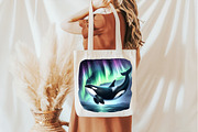 Watercolor Orca Clipart, an Illustration by Pixels.Craft (Thumbnail 4 of 7)