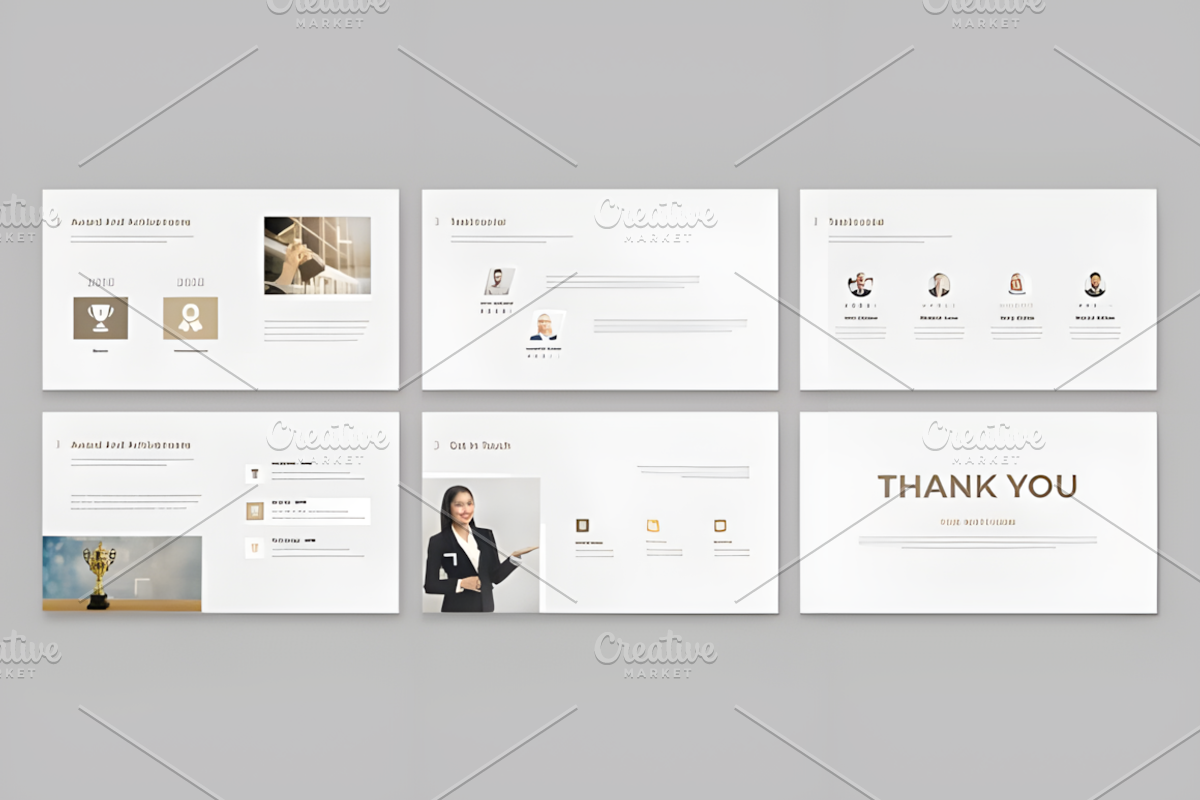 60+ Simple and Modern Presentation, a Presentation Template by Design Station (Photo 7 of 8)