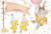 Happy Birthday - Parade, an Animal Illustration by helloPAPER (Thumbnail 3 of 4)