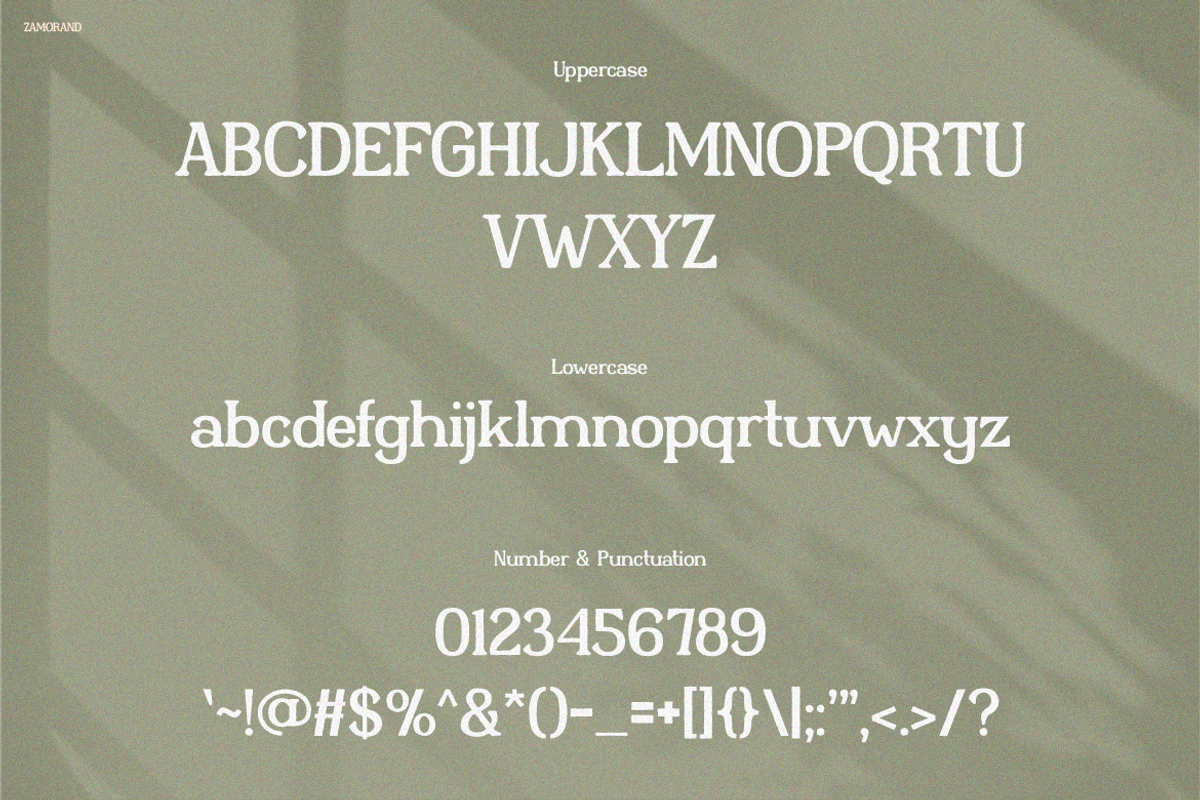 ZAMORAND, a Serif Font by Pinisi ART (Photo 2 of 10)