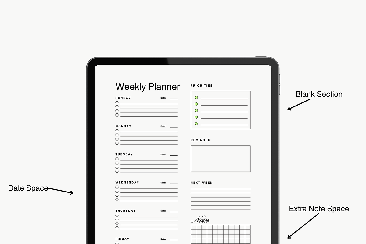 Digital Wellness Planner Bundle preview 2