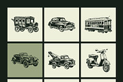 325 Vintage Adventure and Travel, a Transportation Illustration by Creative Stall (Thumbnail 20 of 22)