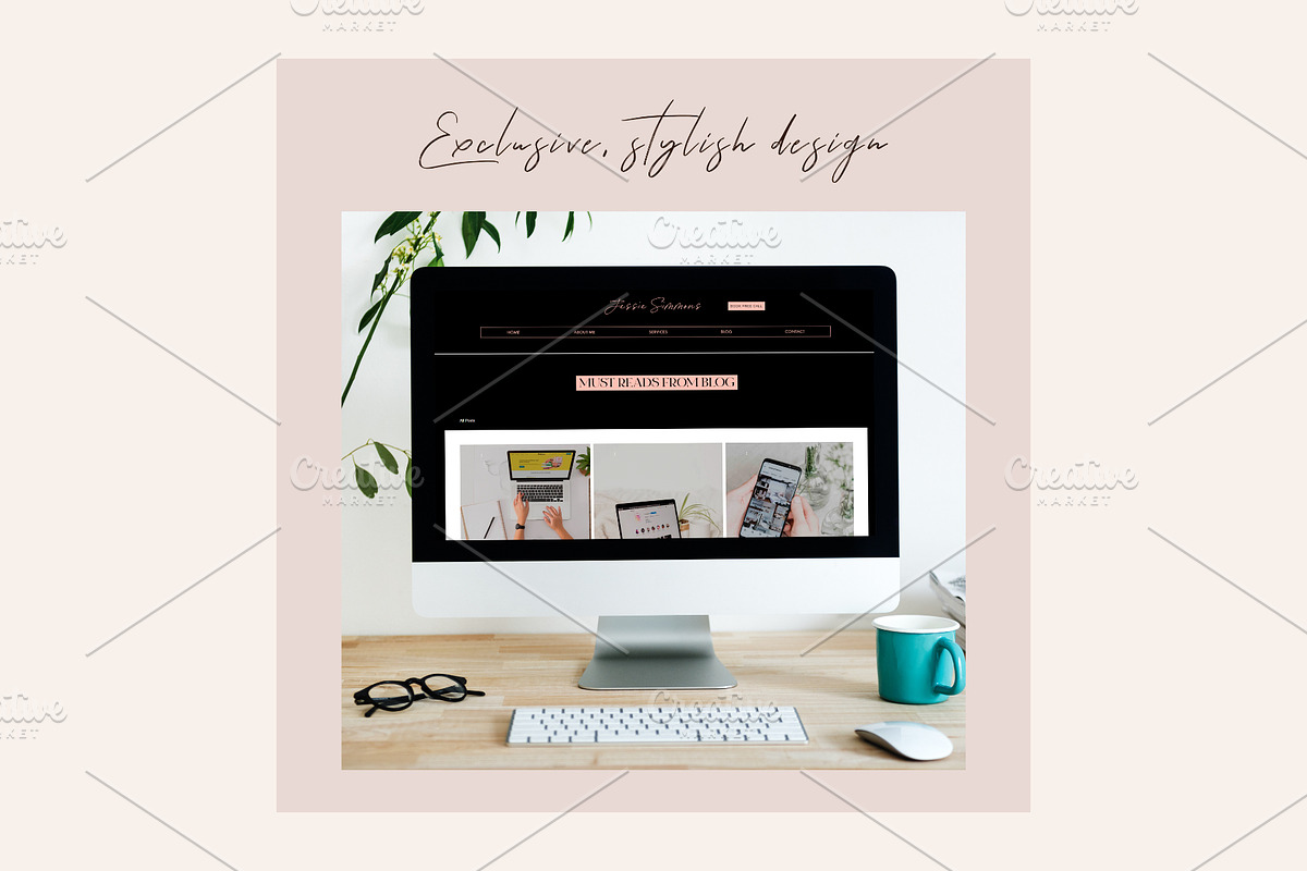 Wix Website Template Marketer, a Wix Template by Lovely.Dizajnera (Photo 2 of 7)