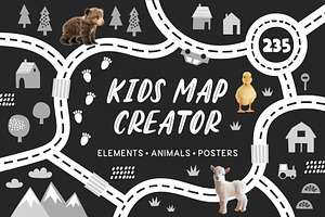 Modern Kids Map Creator
