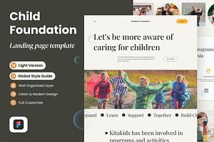 Children Foundation Landing Page