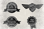 Retro Badges Vector Pack 2, an Object Graphic by meanicons (Thumbnail 1 of 2)