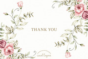 Watercolor Blush Roses Floral Set, a Decorative Illustration by Carol Lozove (Thumbnail 50 of 50)