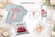 Coquette Pinkoween Sublimation, a Seasonal Illustration by Artnoy (Thumbnail 6 of 18)