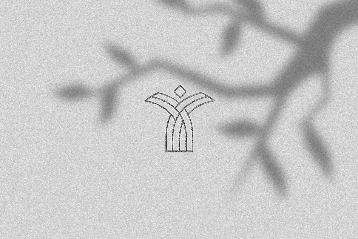 Linear & classy Angel logo, a Branding & Logo Template by Alexandra De Angelis (Photo 7 of 13)