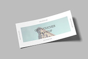 Gift Voucher Mockup, a Product Mockup by mahremdesign (Thumbnail 2 of 9)