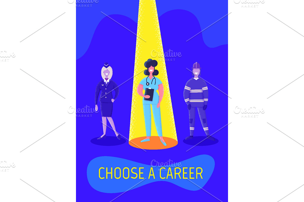 Vector Job Agency Set, a Person Illustration by Zonda (Photo 6 of 13)