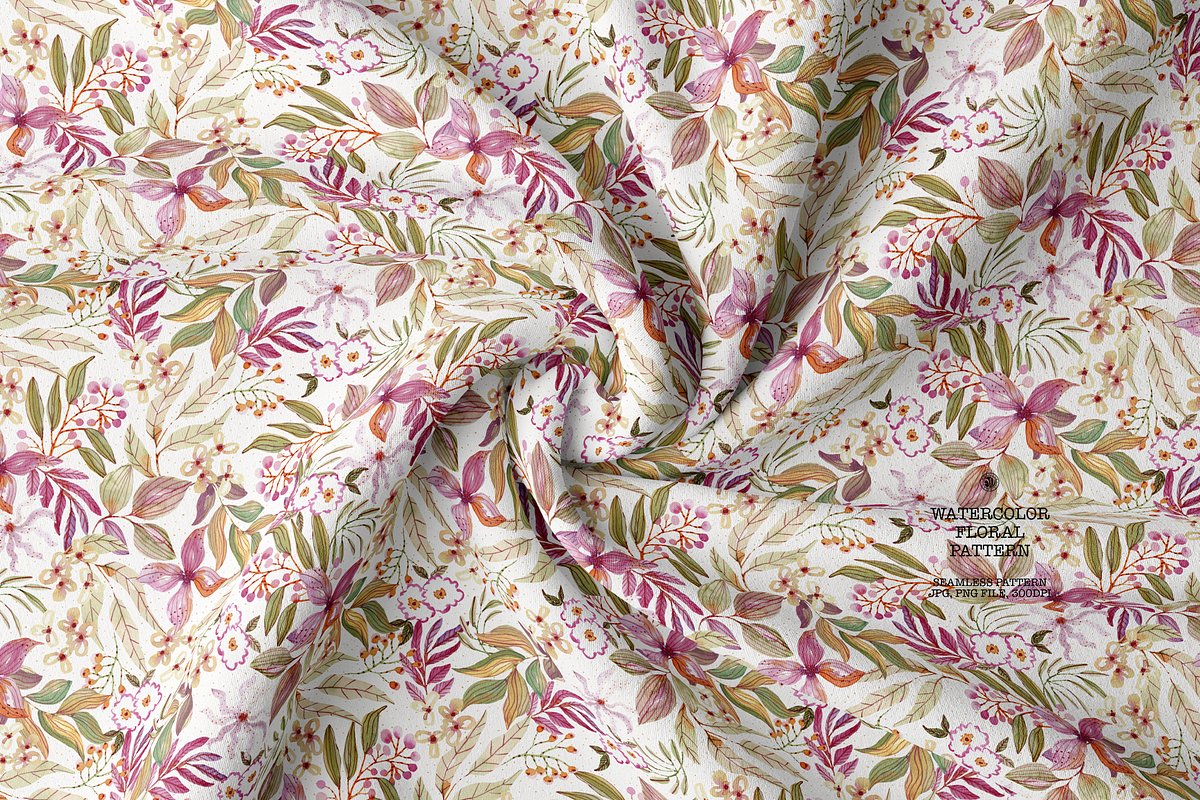 Early Autumn Floral Pattern, a Pattern Graphic by Webvilla Studio (Photo 4 of 7)