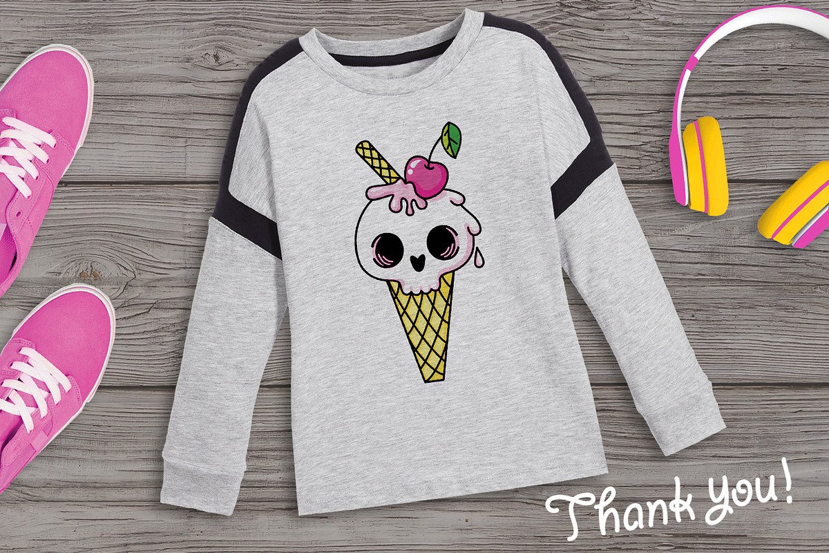 Cute Skulls collection, an Object Graphic by Live line (Photo 5 of 5)