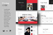 Pricing Guide Template, a Brochure Template by White Graphic (Thumbnail 2 of 8)