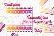 Vintage greeting cards with mandala, a Templates & Theme by BEZIL-ART (Thumbnail 5 of 8)