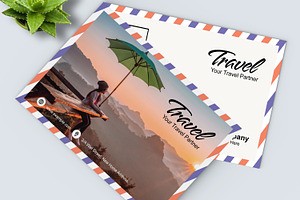 Travel Themed Postcard Layouts