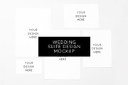 Blank Wedding Design Suite Mockup, a Print Template by Nicole Cicak (Thumbnail 1 of 5)
