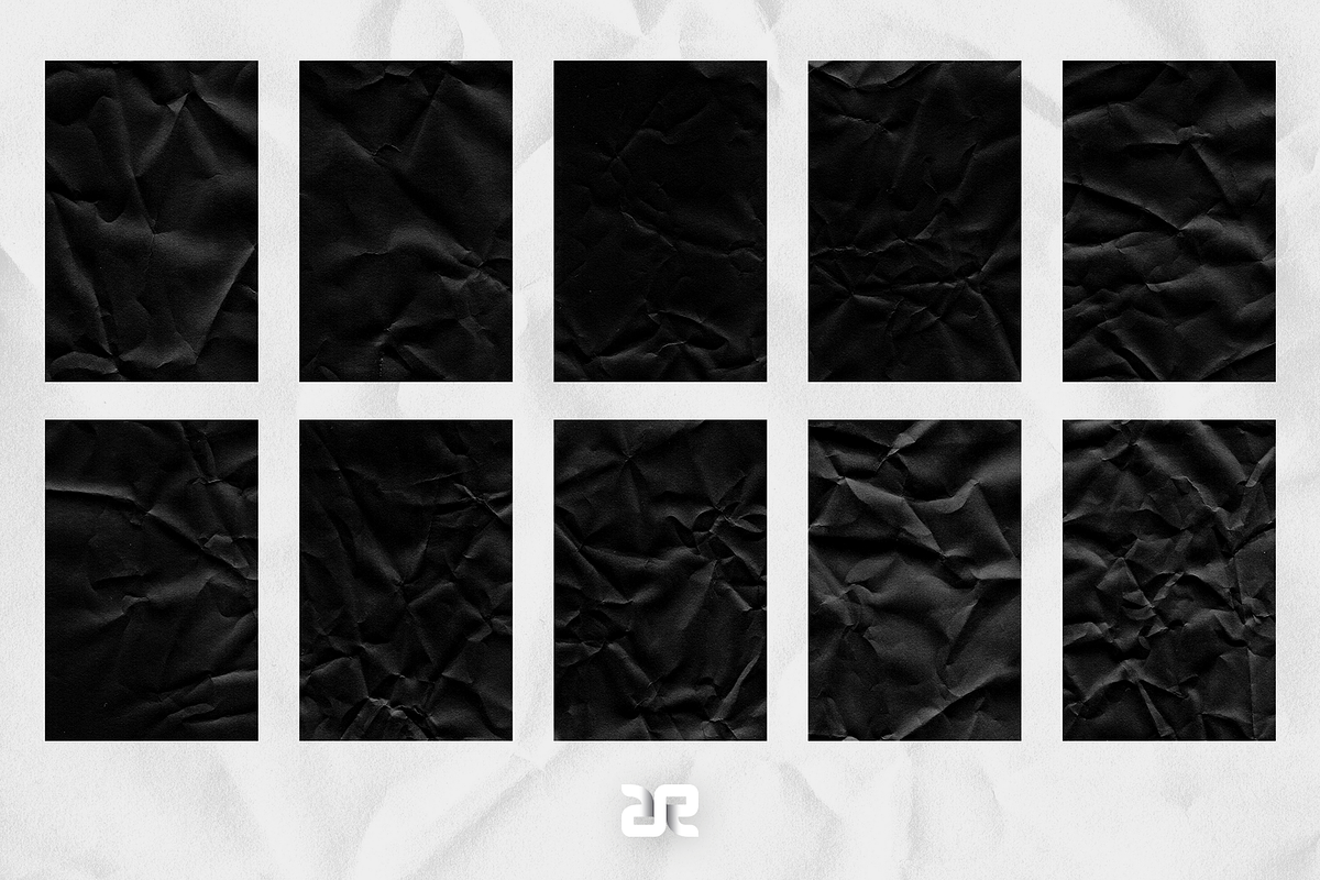 100 Black Paper Textures, a Texture Graphic by Remon Michel (Photo 4 of 12)