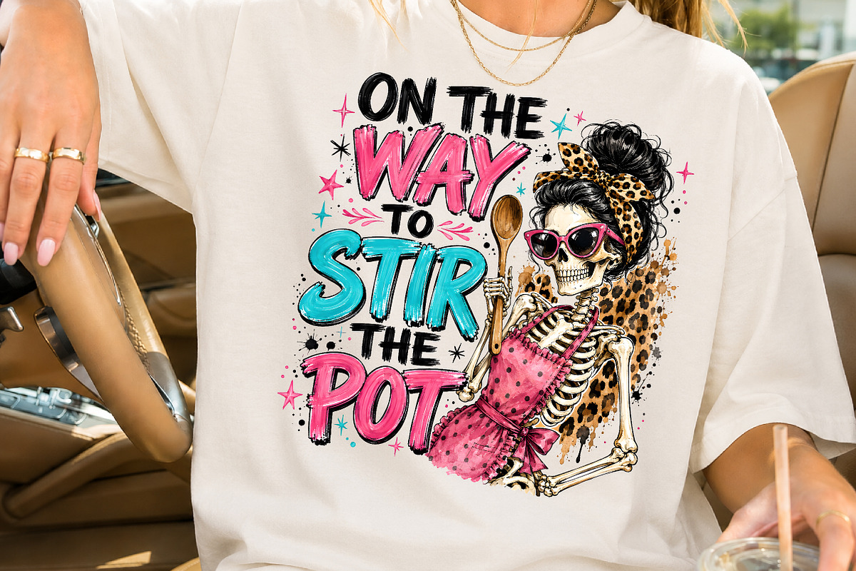 On The Way To Stir The Pot Skeleton, a Person Illustration by Rose Art (Photo 2 of 4)