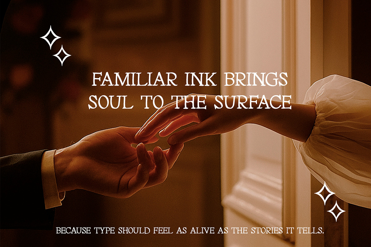 Familiar Ink. Hand-drawn Serif Font, a Serif Font by Lidberia (Photo 4 of 8)