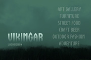 VIKINGAR display font, a Sans Serif Font by Lilli Jemska Studio (Thumbnail 5 of 10)