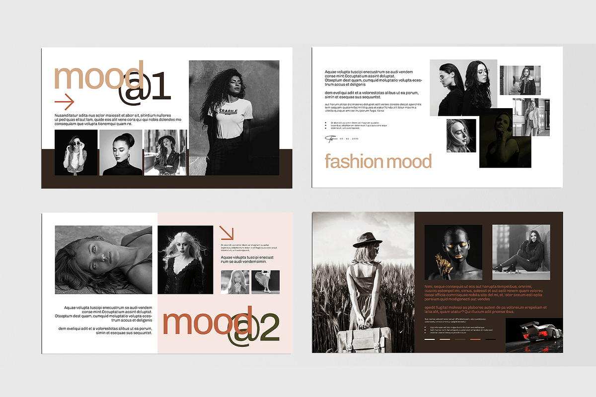 Fashion mood Board Presentation, a Presentation Template by MightyDesign (Photo 3 of 7)