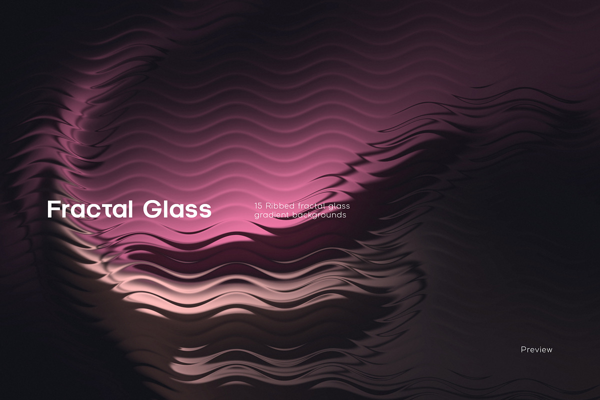 Ribbed Fractal Glass Gradient, a Background Graphic by Ghurafa Studio (Photo 2 of 10)