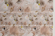 Elegant Parrot - wallpaper pattern, a Pattern Graphic by NNclipart (Thumbnail 7 of 10)
