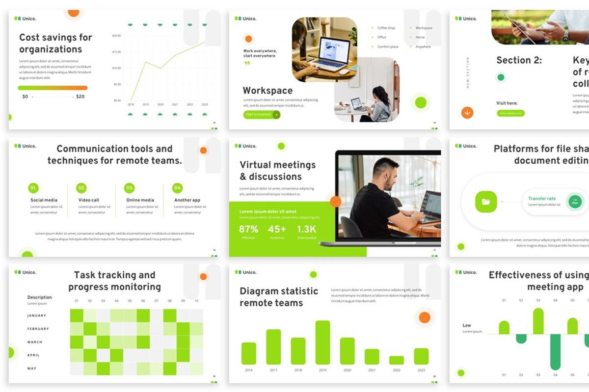 Unico - Corporate Powerpoint, a Presentation Template by SlideFactory (Photo 3 of 4)