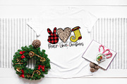 Peace Love Christmas PNG Bundle, a Graphic by CraftlabSVG (Thumbnail 3 of 14)