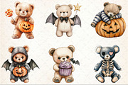 Halloween Teddy Bear Clipart, an Illustration by Rose Art (Thumbnail 3 of 7)