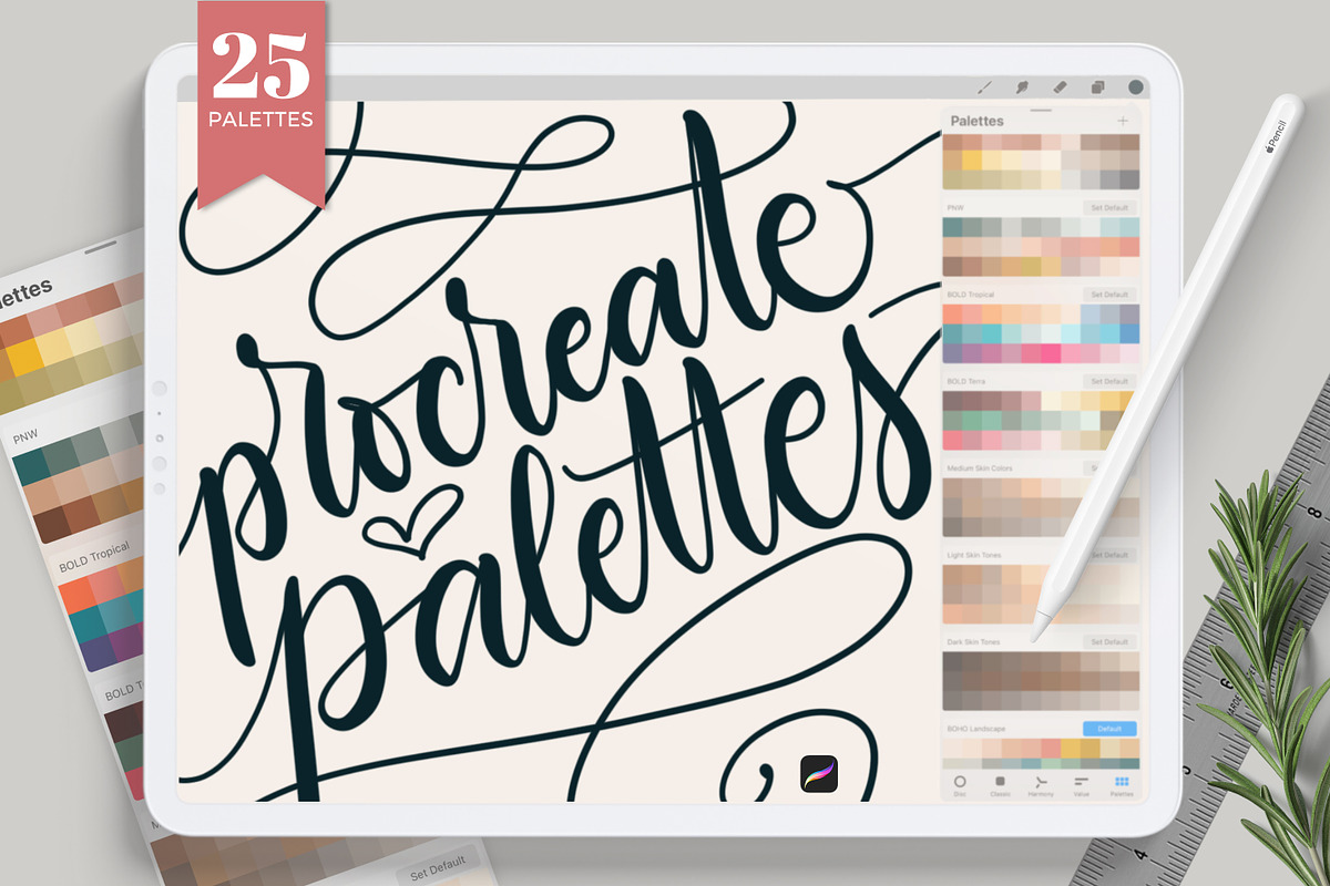 Joyful Procreate Palette Bundle, a Palette Add-On by HowJoyful  (Photo 1 of 8)