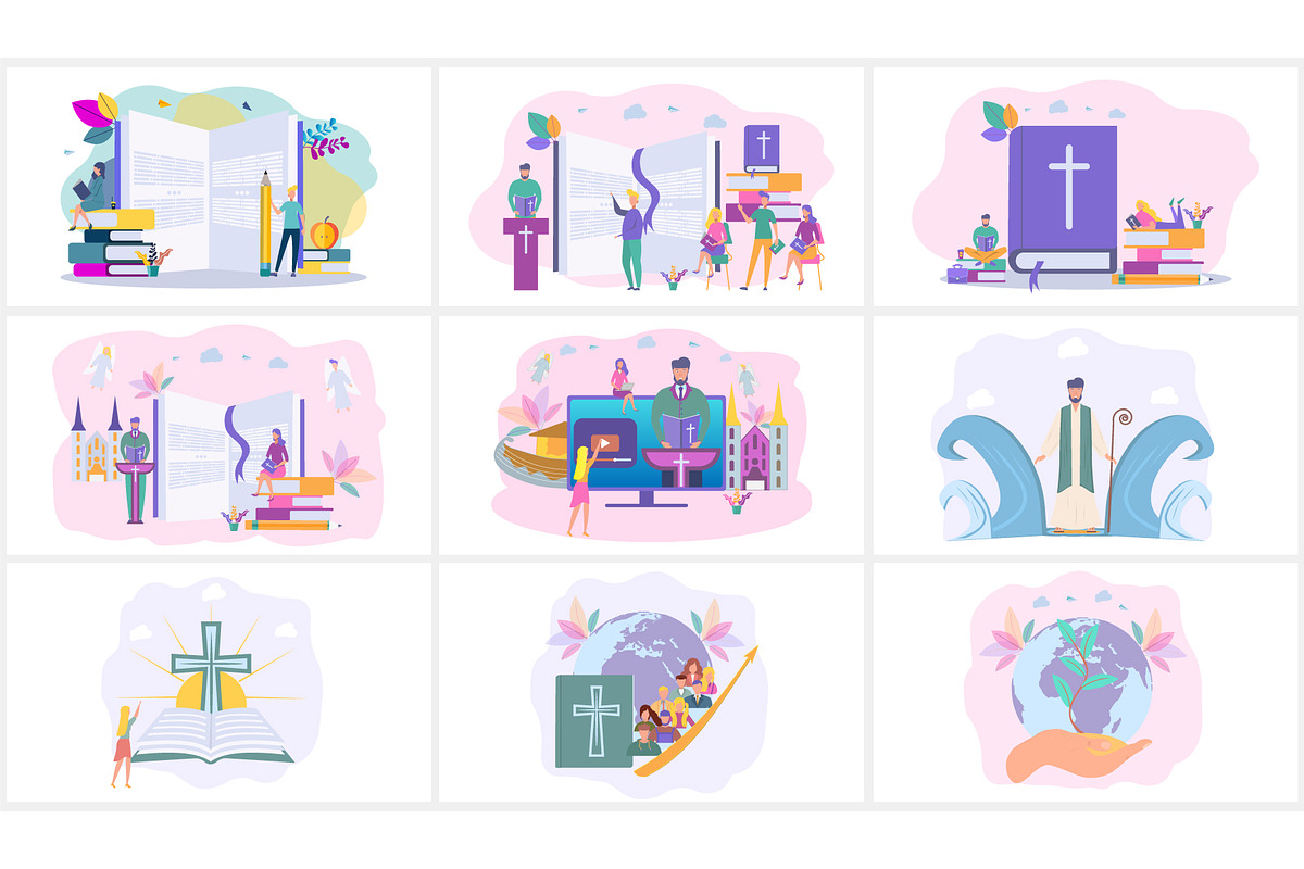 Bible Animated Presentation Template preview 2