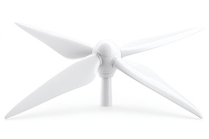 A tall wind turbine featuring three, a Technology Photo by ZinetroN