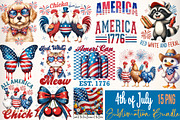 4Th of July Sublimation Png Bundle, an Illustration by SinaCreation (Thumbnail 1 of 20)
