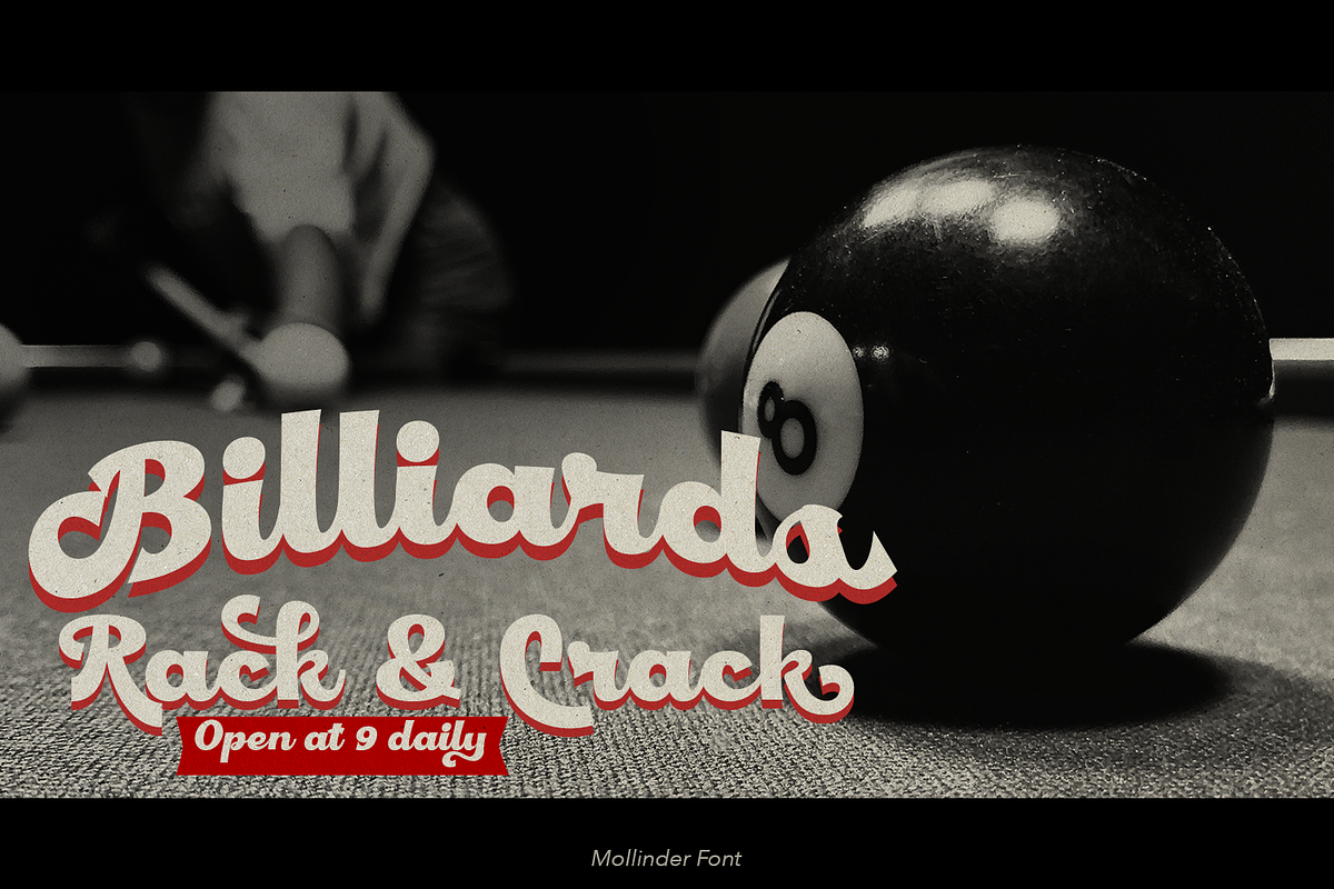 Mollinder Font, a Script Font by TypeClassHeroes (Photo 12 of 16)