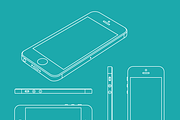 Apple Devices Vector Template, an Illustration by Tony Gines (Thumbnail 2 of 3)