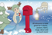 CHRISTMAS MERMAID, a Decorative Illustration by FARAWAYKINGDOM (Thumbnail 5 of 14)