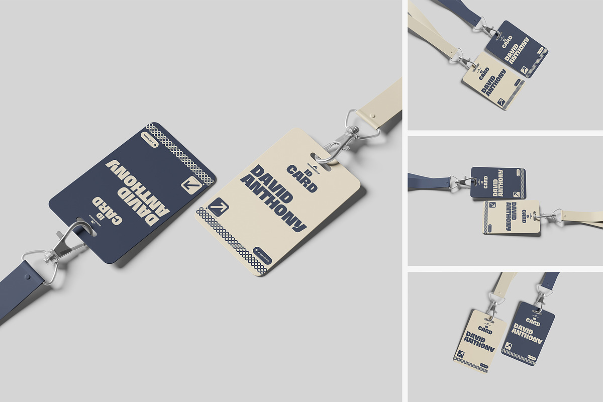 ID Card Mockup, an Advertising Mockup by seramoe (Photo 1 of 5)