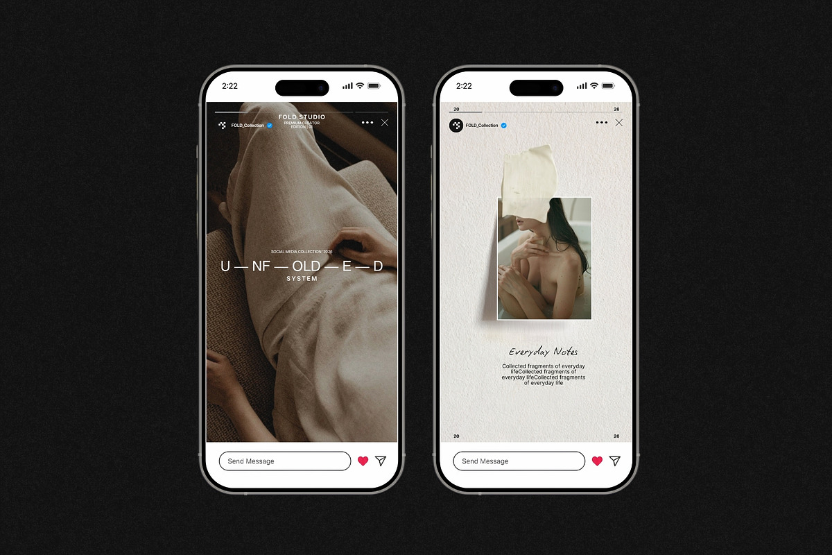 FOLD | Instagram Post & Story (II), a Social Media Template by Pixel Grid (Photo 7 of 10)
