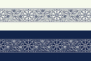 Blue Indian Block Print: Border, a Pattern Graphic by StabuLaRasa illustration (Thumbnail 7 of 16)