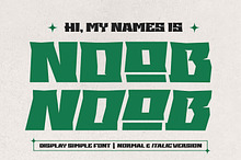 Noob – Display Simple