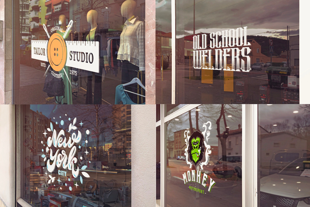 Glass Logo Mockups Bundle x25, a Mockup by SmartDesigns (Photo 5 of 8)