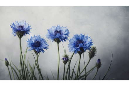 Natural Background with Cornflowers, a Nature Photo by BazziBa♥