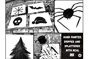 Creepy Xmas Stamp Brushes Photoshop, a Brush Add-On by INKY STAMP BRUSHES (Thumbnail 9 of 10)